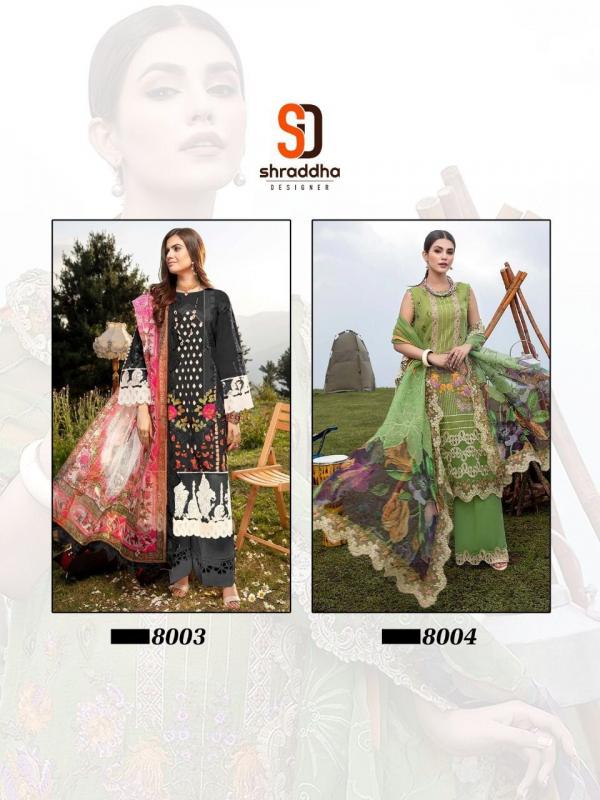 Shraddha Charizma 8 Cambric Cotton Designer Pakistani Salwar Suits